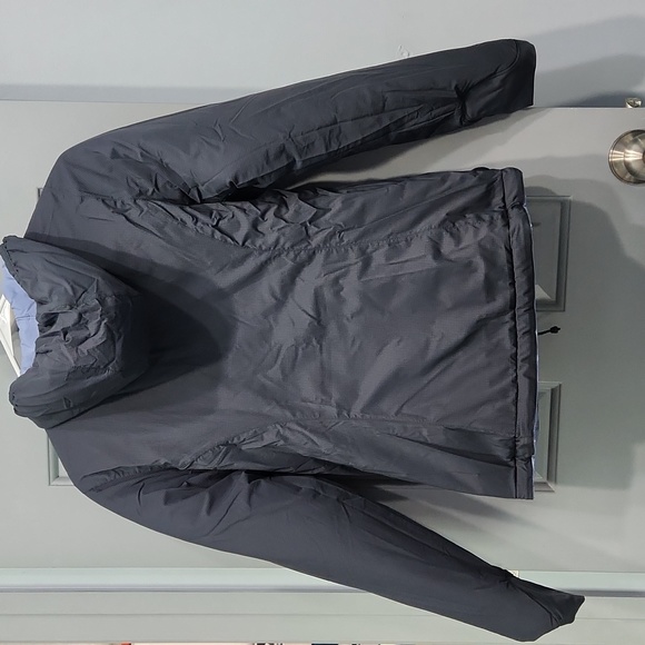 NWT Eddie Bauer Ignitelite Reversible Hooded Jacket Dusty Blue Gray First Ascent - Picture 8 of 15